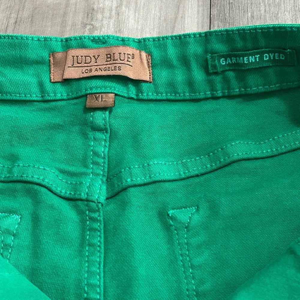 Judy Blue Full Size Tummy Control Denim Shorts - Picture 6 of 10